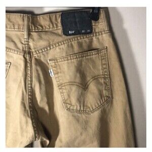 Levi’s 514 Tan Jeans men’s pants straight Fit 32/26 short Hemmed